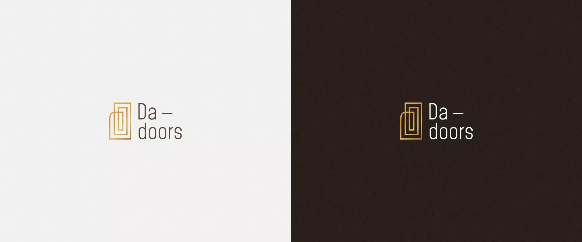 Разработка логотипа для компании «DA-DOORS» в Дегтярске